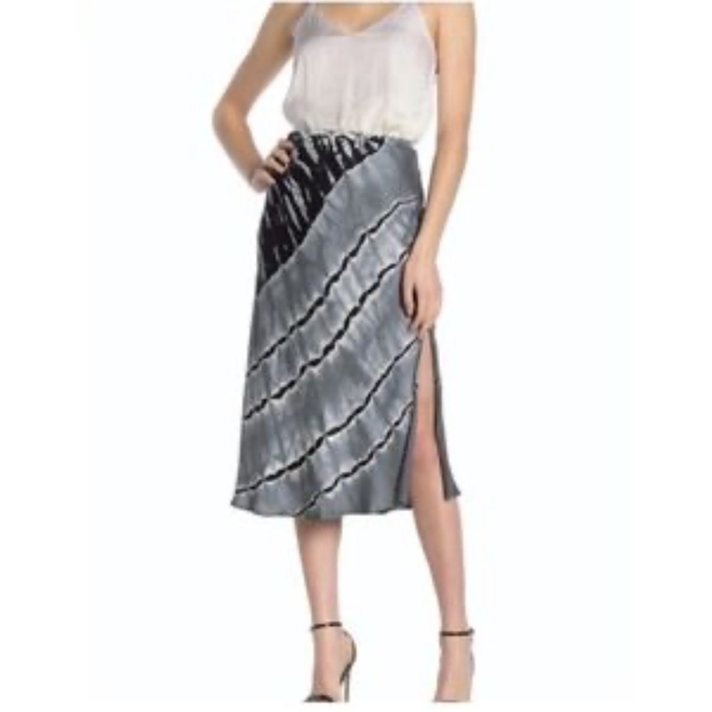 Young, Fabulous & Broke tie dye skirt, size xs Gray and Black Women's Skirt